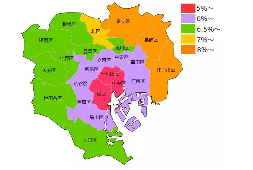 解析:东京23区哪里最贵?